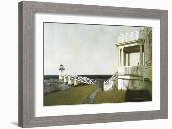 Marshall Point Lighthouse-Zhen-Huan Lu-Framed Giclee Print