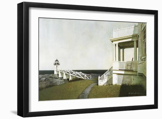 Marshall Point Lighthouse-Zhen-Huan Lu-Framed Giclee Print