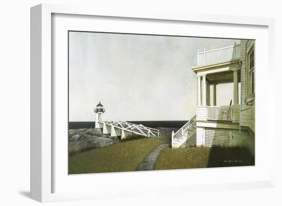 Marshall Point Lighthouse-Zhen-Huan Lu-Framed Giclee Print