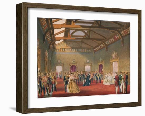 'Marshalling The Procession of the Bride', 1863-Robert Dudley-Framed Giclee Print