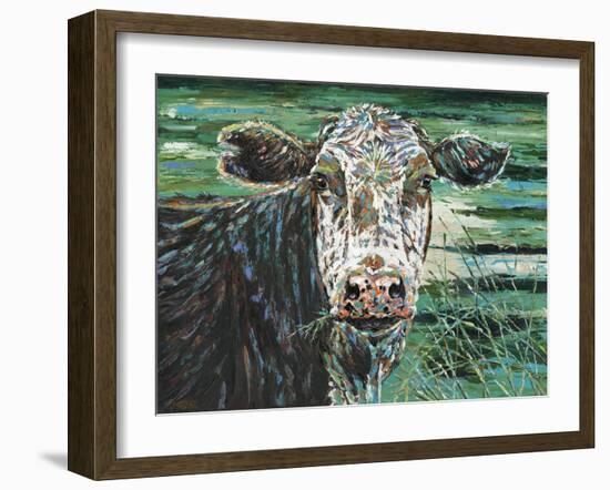 Marshland Cow II-Carolee Vitaletti-Framed Art Print