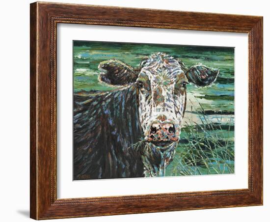 Marshland Cow II-Carolee Vitaletti-Framed Art Print