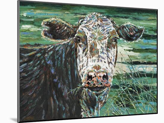 Marshland Cow II-Carolee Vitaletti-Mounted Art Print