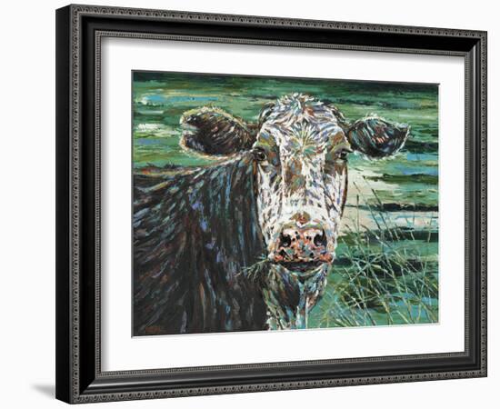 Marshland Cow II-Carolee Vitaletti-Framed Art Print