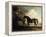 Marske', a Dark Bay Racehorse, in a Rocky River Landscape-George Stubbs-Framed Premier Image Canvas