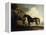 Marske', a Dark Bay Racehorse, in a Rocky River Landscape-George Stubbs-Framed Premier Image Canvas