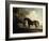 Marske', a Dark Bay Racehorse, in a Rocky River Landscape-George Stubbs-Framed Giclee Print