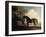 Marske', a Dark Bay Racehorse, in a Rocky River Landscape-George Stubbs-Framed Giclee Print