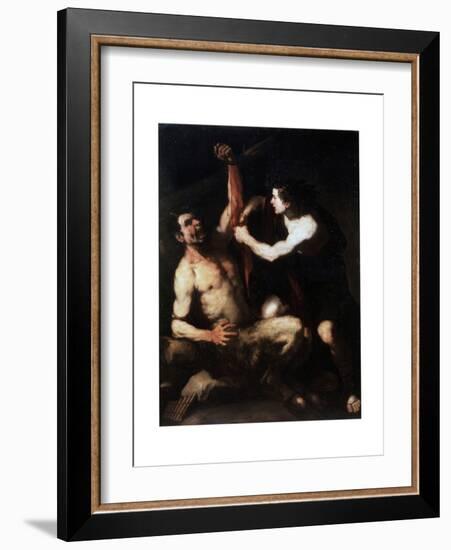 Marsyas and Apollo, Early 1650S-Luca Giordano-Framed Giclee Print