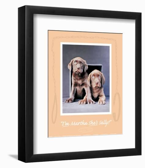 Martha and Sally-Rachael Hale-Framed Art Print