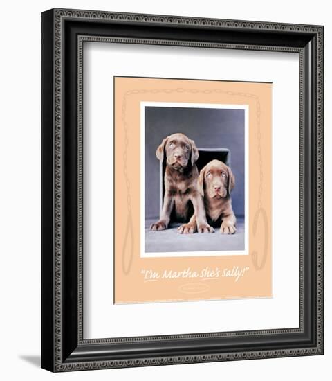 Martha and Sally-Rachael Hale-Framed Art Print