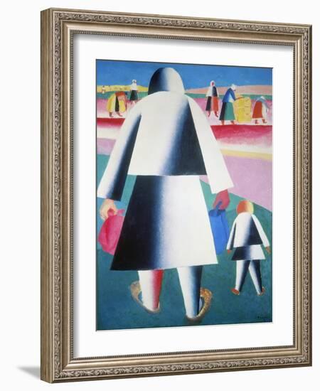 Martha and Vanka-Kasimir Malevich-Framed Giclee Print