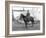 Martha Canary "Calamity Jane" on Horseback Photograph-Lantern Press-Framed Art Print