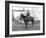 Martha Canary "Calamity Jane" on Horseback Photograph-Lantern Press-Framed Art Print