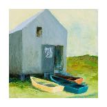 Boat House-Martha Wakefield-Framed Stretched Canvas