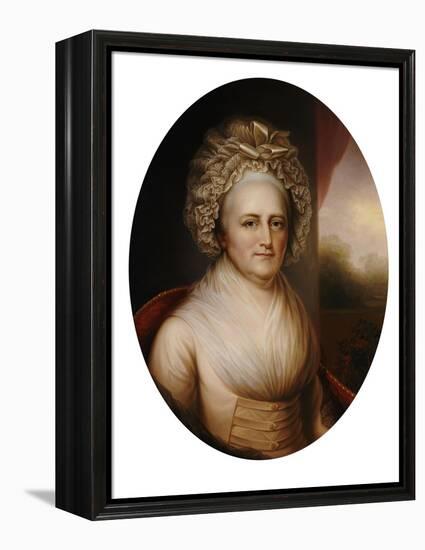 Martha Washington-Rembrandt Peale-Framed Premier Image Canvas