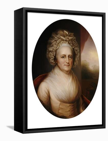 Martha Washington-Rembrandt Peale-Framed Premier Image Canvas