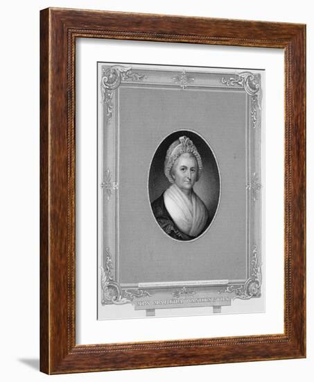 Martha Washington-James Barton Longacre-Framed Giclee Print