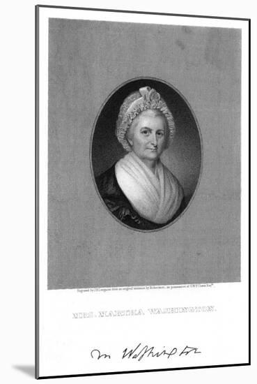 Martha Washington-null-Mounted Art Print