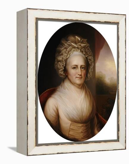 Martha Washington-Rembrandt Peale-Framed Premier Image Canvas