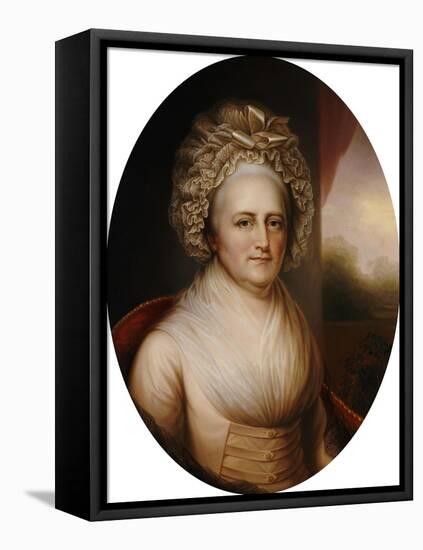 Martha Washington-Rembrandt Peale-Framed Premier Image Canvas