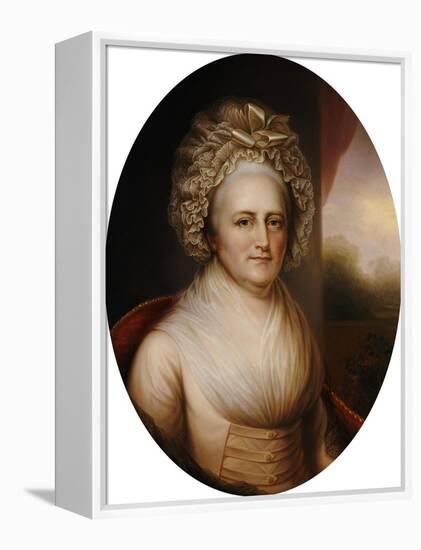 Martha Washington-Rembrandt Peale-Framed Premier Image Canvas