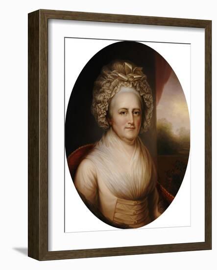 Martha Washington-Rembrandt Peale-Framed Giclee Print