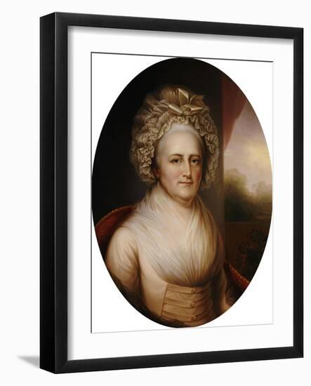 Martha Washington-Rembrandt Peale-Framed Giclee Print