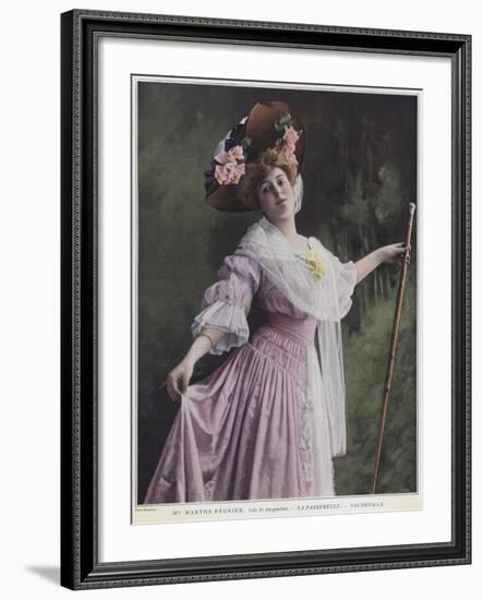 Marthe Regnier as Jacqueline in La Passerelle-null-Framed Giclee Print