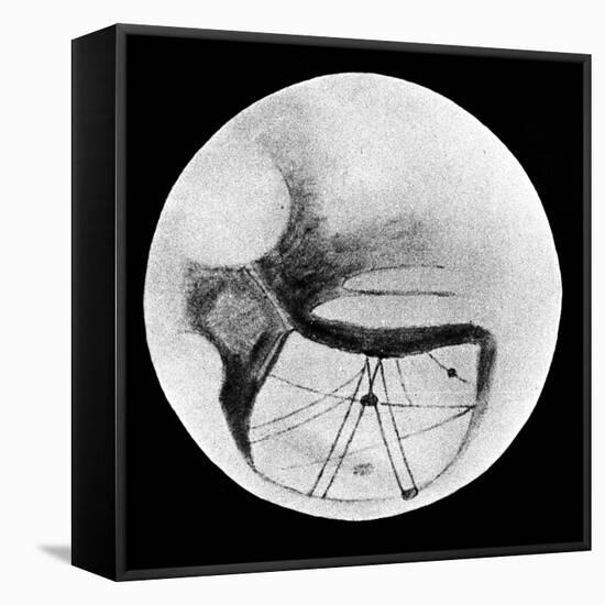 Martian Double 'Canals' 'Phison' and 'Euphrates' as Observed on 18 November 1894-null-Framed Premier Image Canvas