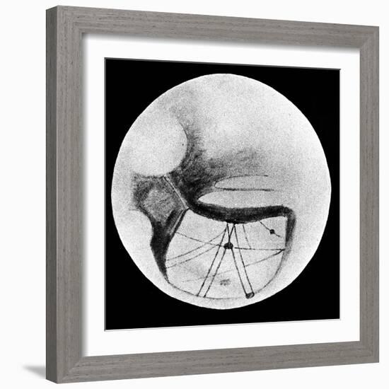 Martian Double 'Canals' 'Phison' and 'Euphrates' as Observed on 18 November 1894-null-Framed Giclee Print