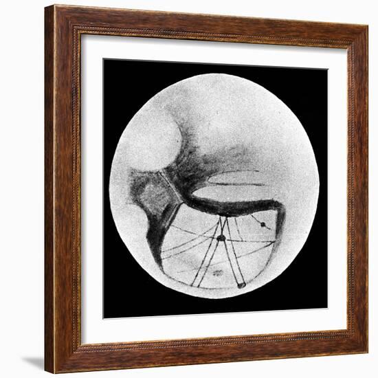 Martian Double 'Canals' 'Phison' and 'Euphrates' as Observed on 18 November 1894-null-Framed Giclee Print