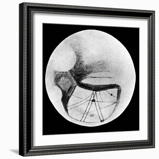 Martian Double 'Canals' 'Phison' and 'Euphrates' as Observed on 18 November 1894-null-Framed Giclee Print