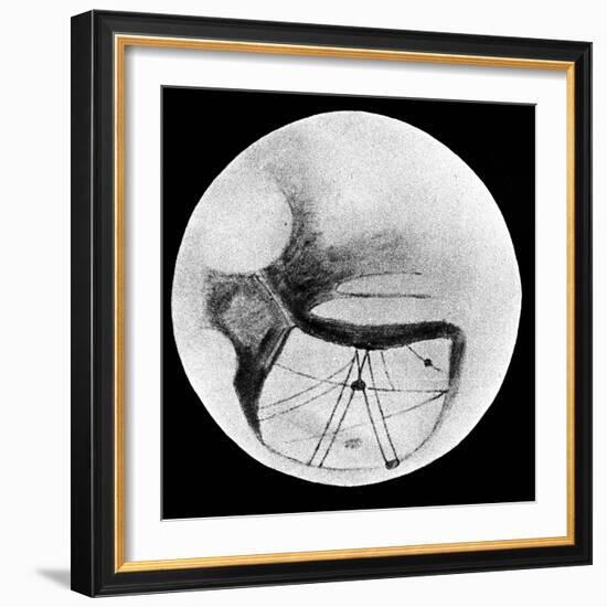 Martian Double 'Canals' 'Phison' and 'Euphrates' as Observed on 18 November 1894-null-Framed Giclee Print