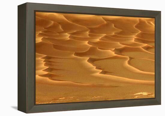 Martian Dunes, Endurance Crater-null-Framed Premier Image Canvas