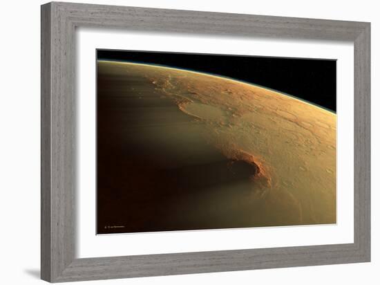 Martian Dust Storm-Detlev Van Ravenswaay-Framed Photographic Print