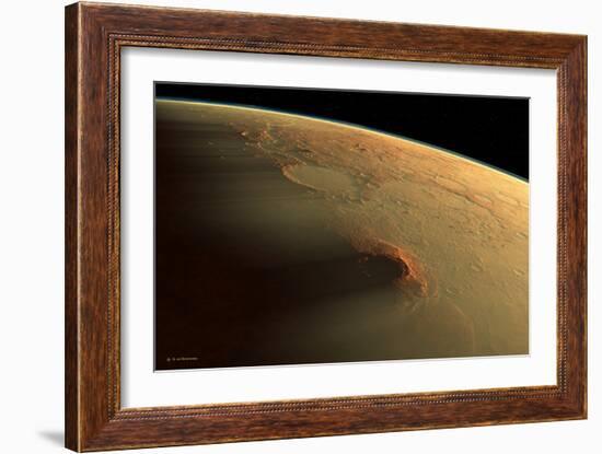 Martian Dust Storm-Detlev Van Ravenswaay-Framed Photographic Print