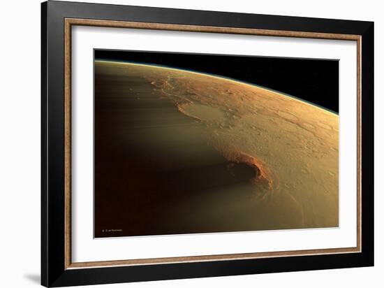 Martian Dust Storm-Detlev Van Ravenswaay-Framed Photographic Print