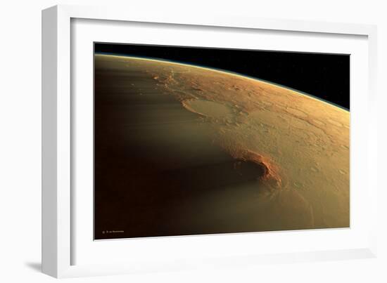 Martian Dust Storm-Detlev Van Ravenswaay-Framed Photographic Print