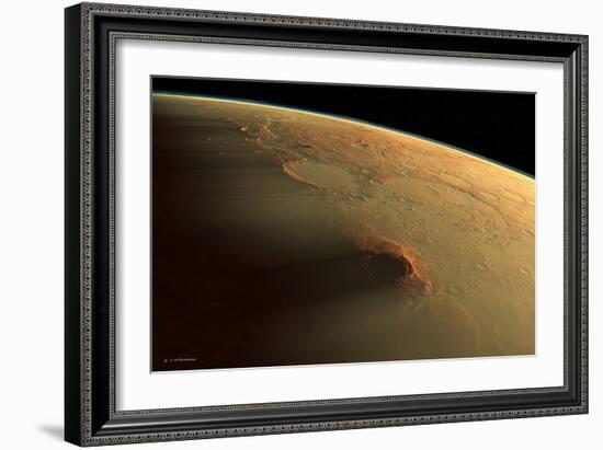 Martian Dust Storm-Detlev Van Ravenswaay-Framed Photographic Print