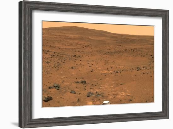 Martian Landscape, Spirit Rover Image-Jpl-caltech-Framed Photographic Print