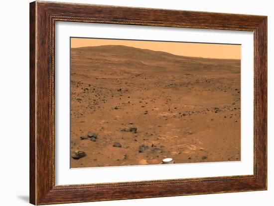 Martian Landscape, Spirit Rover Image-Jpl-caltech-Framed Photographic Print