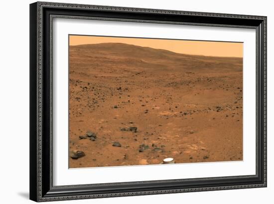 Martian Landscape, Spirit Rover Image-Jpl-caltech-Framed Photographic Print