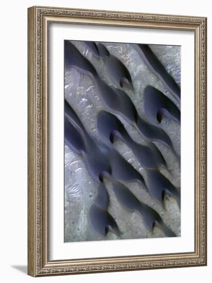 Martian Sand Dunes, Satellite Image-null-Framed Photographic Print