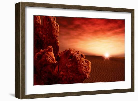 Martian Sunrise-Detlev Van Ravenswaay-Framed Photographic Print