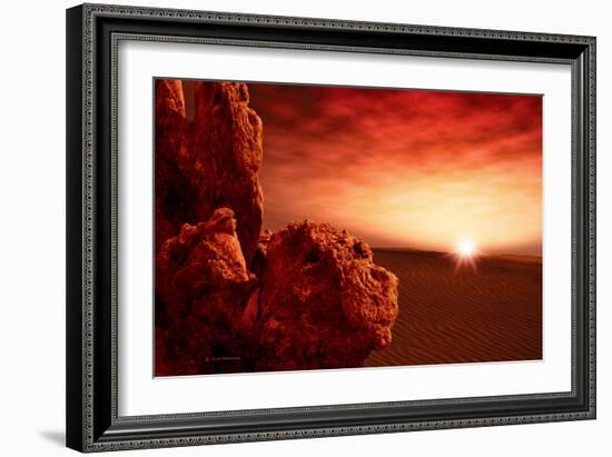 Martian Sunrise-Detlev Van Ravenswaay-Framed Photographic Print