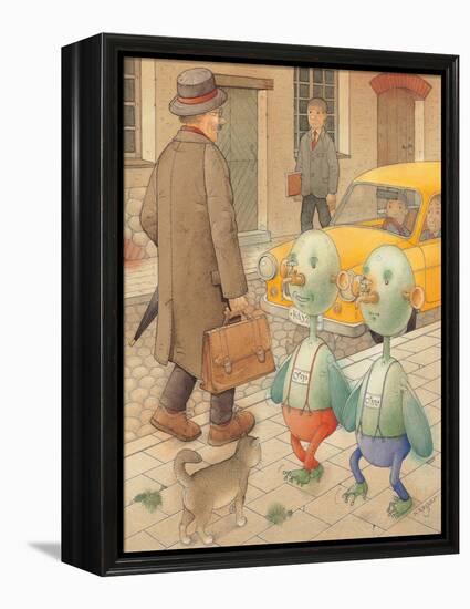 Martians, 2005-Kestutis Kasparavicius-Framed Premier Image Canvas