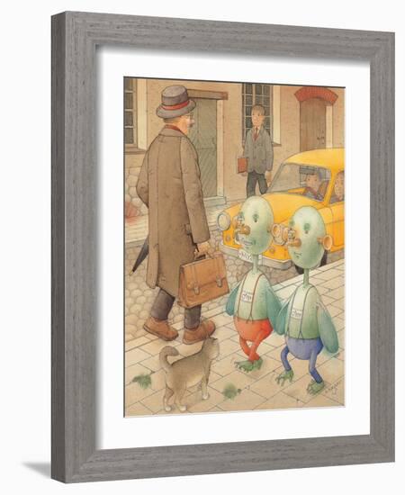 Martians, 2005-Kestutis Kasparavicius-Framed Giclee Print