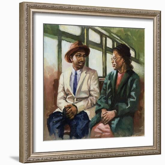 Martin and Rosa up front, 2001-Colin Bootman-Framed Giclee Print