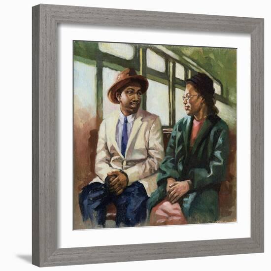 Martin and Rosa up front, 2001-Colin Bootman-Framed Giclee Print